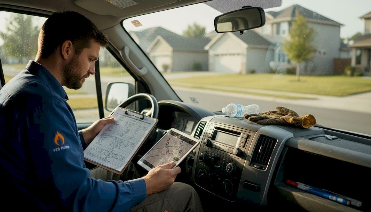 Optimize routes for heat pump technicians: save time