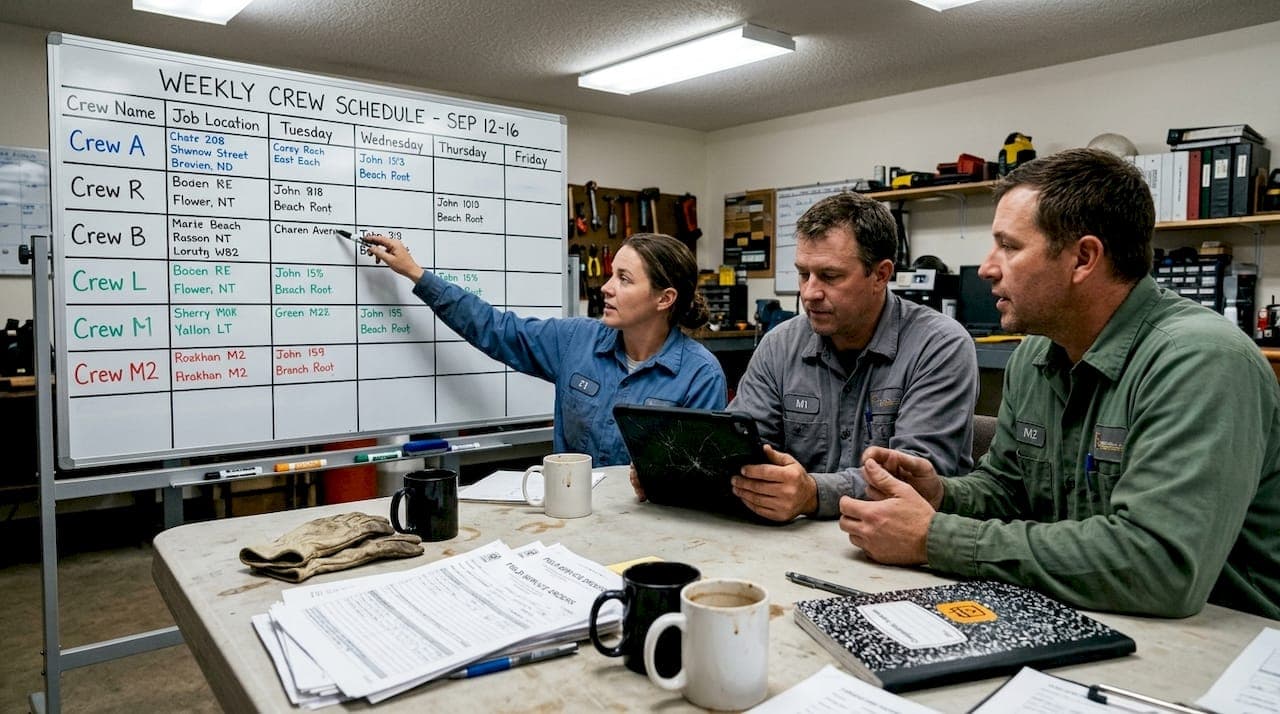 Role clubbing scheduling: Boost field service efficiency