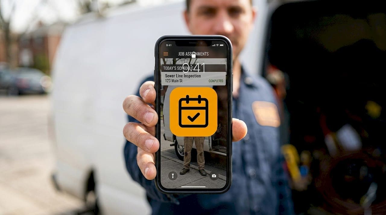 How scheduling software empowers sewer line technicians
